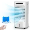 3 in 1 mobiele airconditioning verdampingsluchtkoeler met ventilator en luchtbevochtiger draagbare stille koeler wit 1