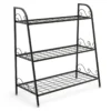 3 lagen metalen plantenstandaard binnen buiten plant plank multifunctionele bloem rek en display plank 3