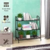 3 lagen metalen plantenstandaard binnen buiten plant plank multifunctionele bloem rek en display plank 7