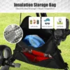 3 wielen golf duwkar snel vouwen golf lopend duwkar golftas houder golftrolley voor golfclubs grijs 5