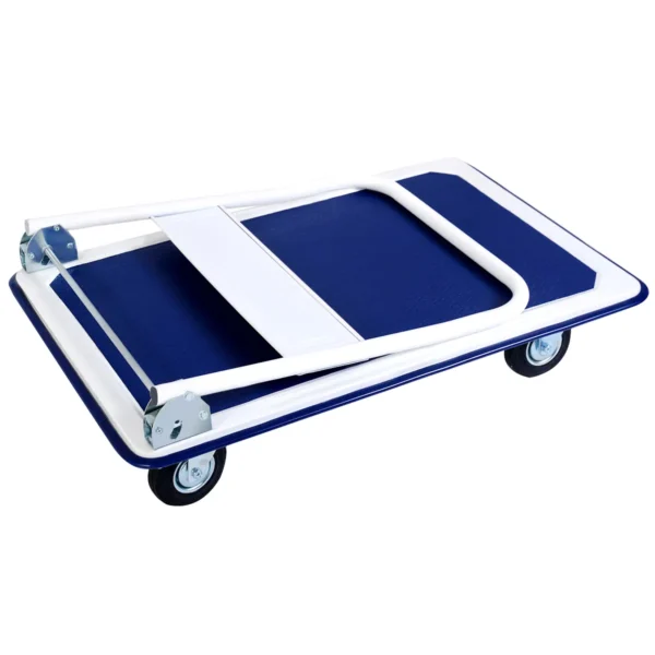 300kg opvouwbare steekwagen transportwagen steekwagen transportwagen 90 x 60 cm opvouwbare steekwagen met antisliplaag 4