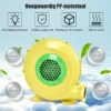 350w luchtblazer elektrische luchtpomp commerciële opblaasbare springkasteel luchtblazer perfect voor springhuis springkussen 5