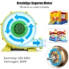 350w luchtblazer elektrische luchtpomp commerciële opblaasbare springkasteel luchtblazer perfect voor springhuis springkussen 6
