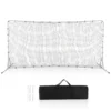 372,5 x 182,5 cm voetbalnet voetbaluitrusting met weerbestendig net draagtas en 6 grondspikes trainingsnet voor speeltuin wit 1