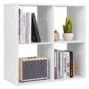4 cubus plank 2 niveau boekenkast anti kantel kit vrijstaande boekenkast rustieke stijl open display plank voor kantoor woonkamer 1