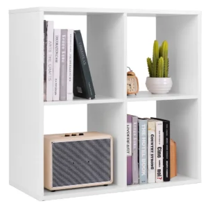 4 cubus plank 2 niveau boekenkast anti kantel kit vrijstaande boekenkast rustieke stijl open display plank voor kantoor woonkamer 1