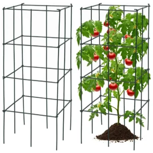 4 delige tomaten klimsteun plantensteunen voor verticale groei stevig klimrek voor druiven paprika’s wijnranken bloemen 1