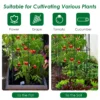 4 delige tomaten klimsteun plantensteunen voor verticale groei stevig klimrek voor druiven paprika’s wijnranken bloemen 5