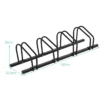 4 fietsenrek voor kinderen fiets bergfiets en stuntfiets fietsenstalling voor huis/tuin/gang/garage en speeltuin (zwart, 120 x 32,5 x 26 cm) 4