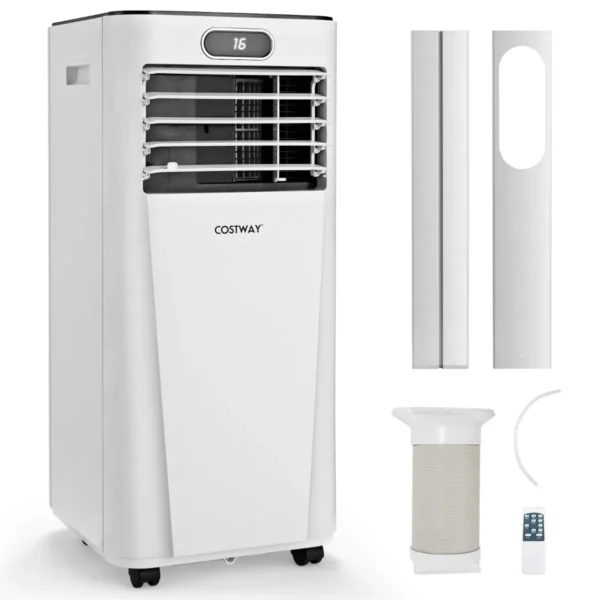 4 in 1 airconditioner draagbare airconditioner met afstandsbediening 7000 btu 16℃～32℃ wit 2