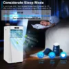 4 in 1 airconditioner draagbare airconditioner met afstandsbediening 7000 btu 16℃～32℃ wit 7