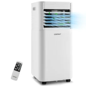 4 in 1 mobiele airconditioner 9000 btu airconditioner met wit deksel 16℃ 32℃ 1
