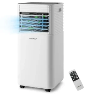 4 in 1 mobiele airconditioner 9000 btu airconditioner met zwart deksel 16℃ 32℃ 1