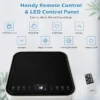 4 in 1 mobiele airconditioner 9000 btu airconditioner met zwart deksel 16℃ 32℃ 6