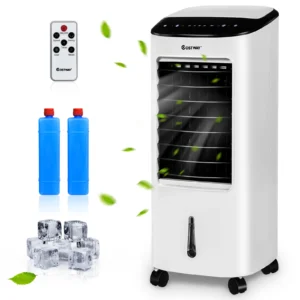 4 in 1 mobiele airconditioner luchtkoeler ventilator luchtreiniger luchtbevochtiger airconditioner draagbare verdampingskoeler wit 1