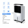 4 in 1 stille luchtkoeler 8l ventless mobiele airconditioner koeling auto oscillatie 70° 8h timer 2 ijspakken laag verbruik 3