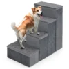 4 treden opvouwbaar huisdiertrap met opbergruimte voor kleine grote oudere honden tot 50 kg antislip hondenhelling kattentrap 1