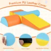 5 delige klim en kruipactiviteitenspeelset voor kinderen lichtgewicht blokken van zacht schuim voor de ontwikkeling geel+oranje+blauw 7