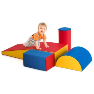 5 delige lichtgewicht interactieve set kruipen en klimmen schuimspeelset kindersoftwarespeelgoed 1
