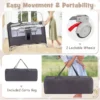 5 in 1 babybed met matras en afneembare luiertafel kinderbed met muziekdoosje en hangend speelgoed in hoogte verstelbaar (grijs) 6