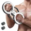 5,35 kg bodybuilder trainingsapparaat voor het bovenlichaam voor mannen en vrouwen met instelbare weerstand en 360° rotatie 1