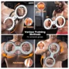 5,35 kg bodybuilder trainingsapparaat voor het bovenlichaam voor mannen en vrouwen met instelbare weerstand en 360° rotatie 6