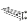60 cm roestvrij staal handdoekrek badkamer handdoek bar wand gemonteerde handdoek houder organisator zilver 1