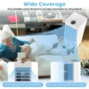 Airconditioning zonder afvoerslang 3 in 1 luchtkoeler ventilator en luchtbevochtiger mobiele airconditioner met 3 modi 12 uurs timer 5