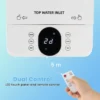 Airconditioning zonder afvoerslang 3 in 1 luchtkoeler ventilator en luchtbevochtiger mobiele airconditioner met 3 modi 12 uurs timer 6