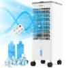 Airconditioning zonder afvoerslang 3 in 1 luchtkoeler ventilator en luchtbevochtiger mobiele airconditioner met 3 modi wit 1