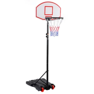 Basketbalring met standaard basketbalstandaard van 180 tot 210 cm met wielen voor kinderen en volwassenen 1