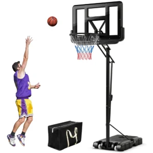 Basketbalstandaard 245 305 cm in hoogte verstelbaar voor kinderen volwassenen basketbalstandaards voor binnen en buiten 1