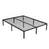 Bed 160 x 200 cm bedframe van metaal bedframe metalen bed tweepersoonsbed hoogte 36 cm opbergruimte onder het bed 1