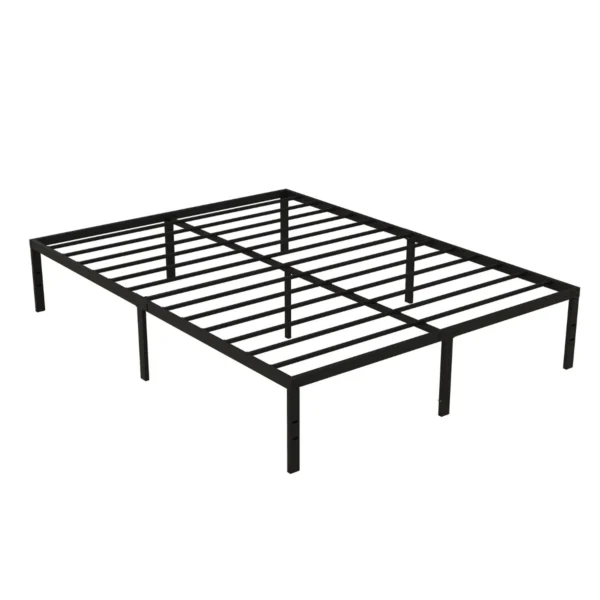 Bed 160 x 200 cm bedframe van metaal bedframe metalen bed tweepersoonsbed hoogte 36 cm opbergruimte onder het bed 1