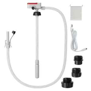 Brandstof over vulpomp met auto stop sensor elektrische brandstofpomp 3,2 gpm olieafzuigpomp benzinepomp voor diesel olie benzine 1