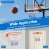 Φ38,5cm basketbalhoepel voor wandmontage met all weather net stevige universele basketbalrand voor gebruik binnen en buiten oranje 3
