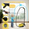 Draagbare stoomreiniger 2000 w rollende stoomreinigingsmachine hoge druk van 5 bar met accessoires en 1,8 l tank voor vloer en raam 4