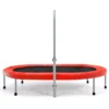 Dubbele trampoline voor 2 personen opvouwbare trampoline met verstelbare leuning en veiligheidsmat 154 x 89 x 92 132cm 2