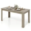 Eettafel van hout 160 x 80 cm grote tafel rechthoekige keukentafel eetkamertafel voor 6 8 personen moderne houten tafel voor keuken 1