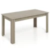 Eettafel van hout 160 x 80 cm grote tafel rechthoekige keukentafel eetkamertafel voor 6 8 personen moderne houten tafel voor keuken 2