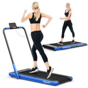 Elektrische loopband 1 12 km / u led display opvouwbare hometrainer fitnessapparatuur 120 kg marine 1