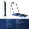 Elektrische loopband 1 12 km / u led display opvouwbare hometrainer fitnessapparatuur 120 kg marine 3