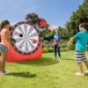 Groot bal gooi doel voor kinderen 4 kleverige ballen draagtas reuze buitenspelen en activiteiten voor familiefeesten tuin rood 4