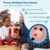 Groot bal gooi doel voor kinderen 4 kleverige ballen draagtas reuze buitenspelen en activiteiten voor familiefeesten tuin zwart 5