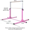 Gymnastiektraining rekstok in hoogte verstelbaar 90cm 150cm kindertrainingspaal met antislip rubberen zool beukenhouten stang 3