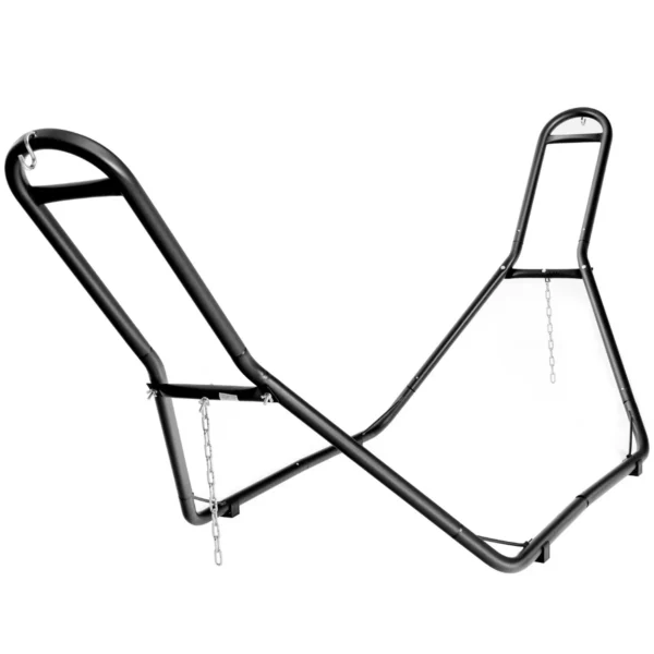 Hangmat standaard zwaar uitgevoerd stalen hangmat met 2 kettingen & 2 s haken weerbestendig materiaal solide stalen frame 1
