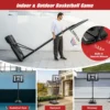 In hoogte verstelbaar basketbalstandaard 12 laags basketbalring voor volwassenen met wielen 110 cm onbreekbaar bord 6
