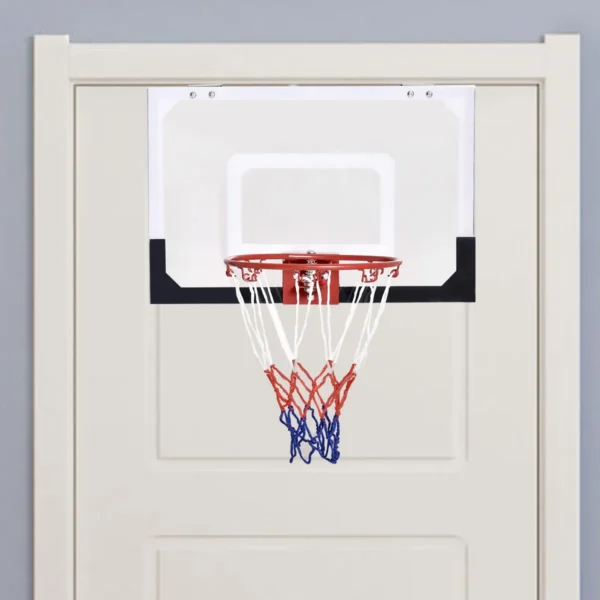 Indoor basketbalring mini basketbalring voor deur en wandmontage kinderbasketbalring backboard met bal en pomp 6