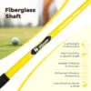 Junior fairway houten #3 165cc voor kinderen individuele golfclub met glasvezel shaft en beschermhoes rechtshandig 86cm 4