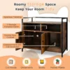 Kattenbak verborgen kattentoilet met dubbele deuren en krabplank voor ingang slaapkamer woonkamer bruin 90 x 45 x 74 cm 7
